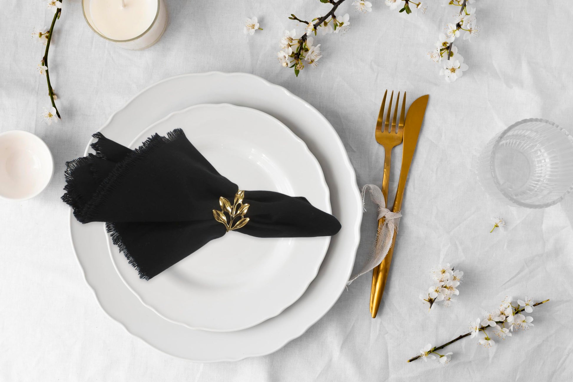 ACCENTHOME Natural Cotton Linen Napkin Set of 12 18x18 inch Dinner Napkins - Washable Soft Premium Hotel Quality Reusable Hemmed Edges Napkins Perfect Table Linens for Family Dinners, Weddings