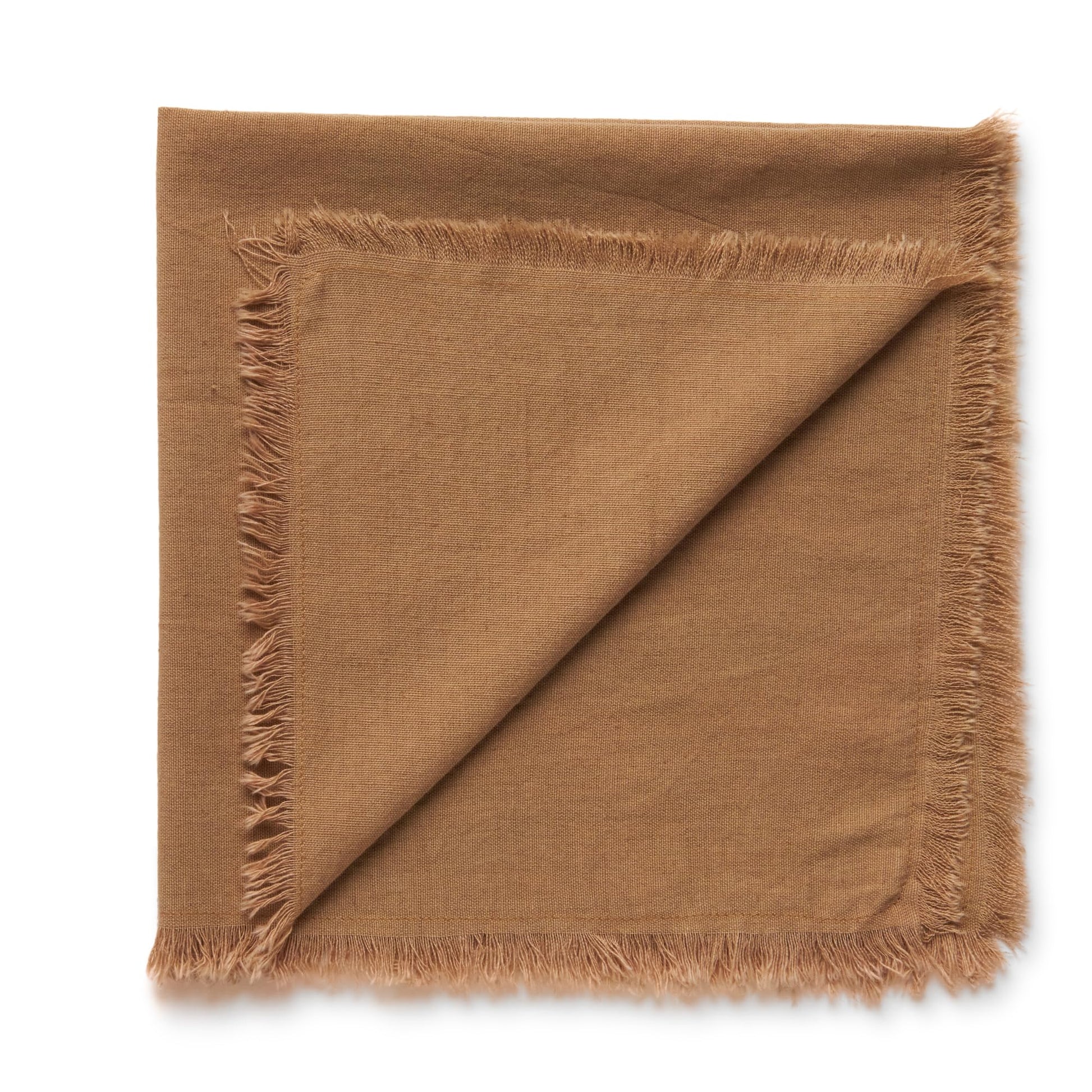 ACCENTHOME Natural Cotton Linen Napkin Set of 12 18x18 inch Dinner Napkins - Washable Soft Premium Hotel Quality Reusable Hemmed Edges Napkins Perfect Table Linens for Family Dinners, Weddings